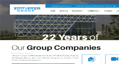 Desktop Screenshot of adityaramgroup.com